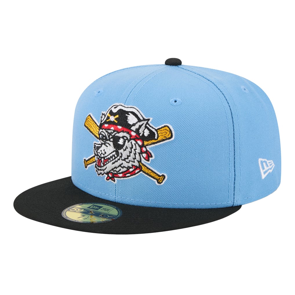  Erie SeaWolves New Era Theme Nights 59FIFTY Fitted Hat - Light Blue